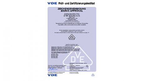 贝盛绿能DuDrive UltraMax 210高效组件系列获得德国VDE全系列认证