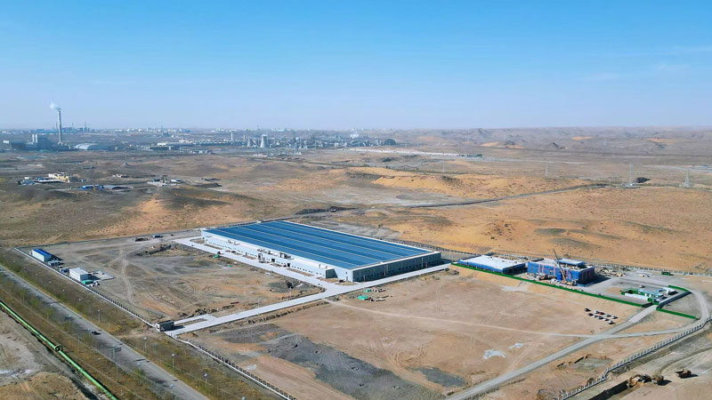 贝盛中卫基地3GW（一期）智能制造工厂N Power Pro组件首片成功下线